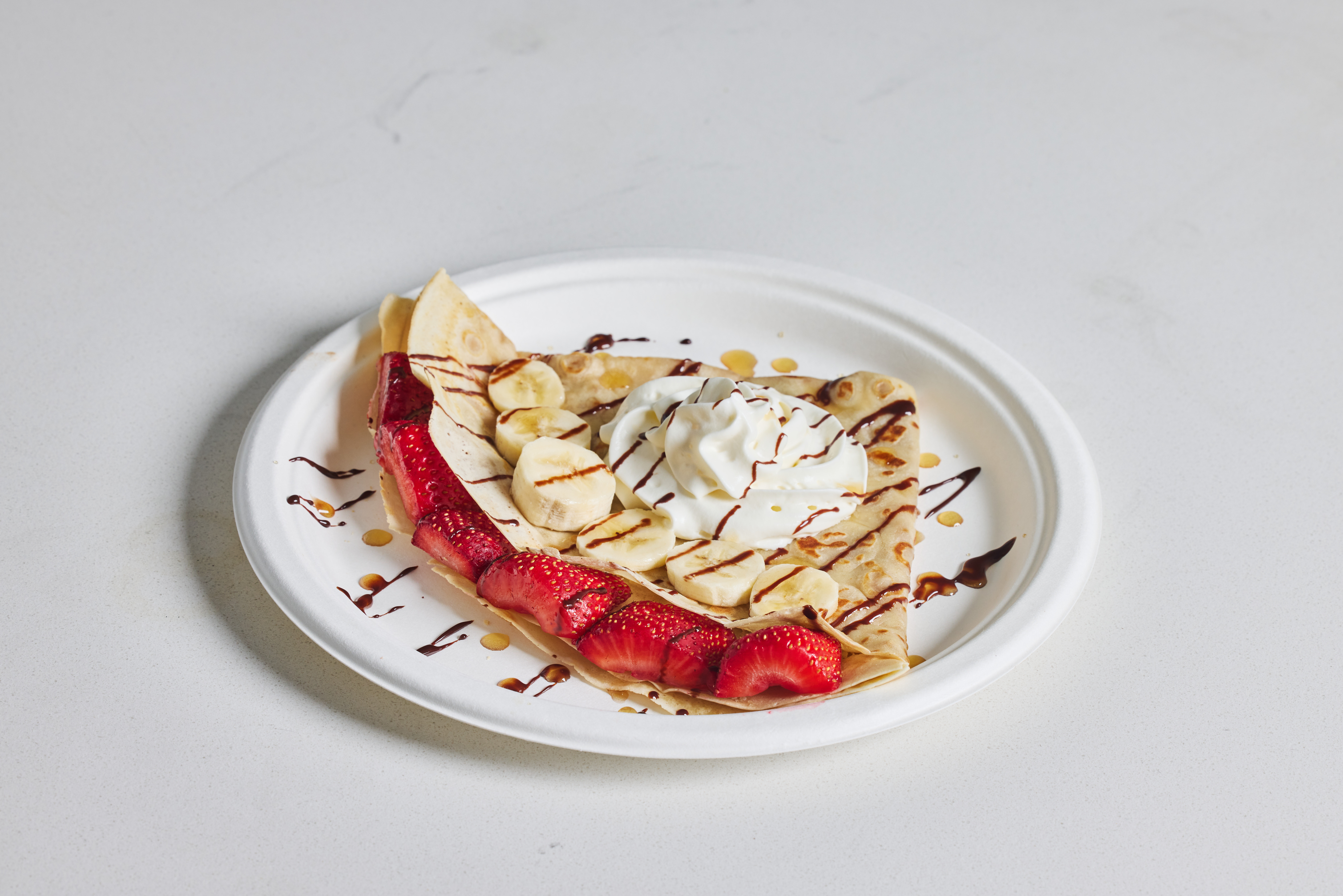 Crepe dessert at Saffron